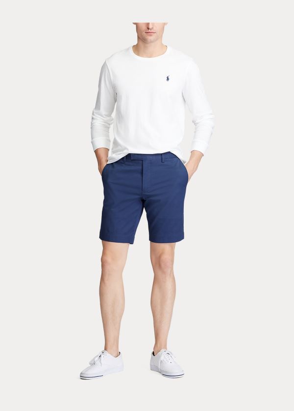 Polo Ralph Lauren Stretch Slim Fit Twill Shorts Herre Danmark (DSMAQ1245)